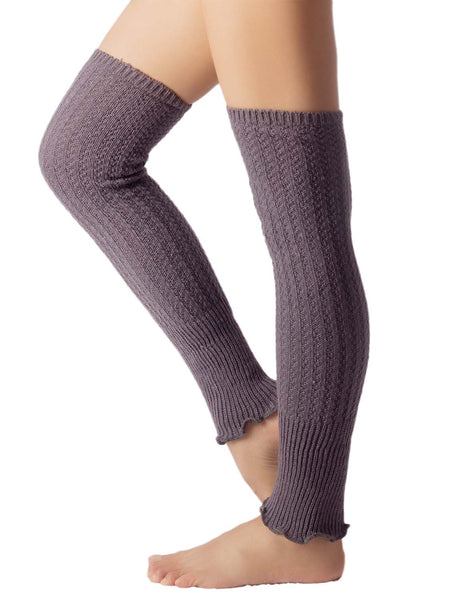 Women's Ballet Dancer Running Aerobics Costume Stretch Leg Warmer