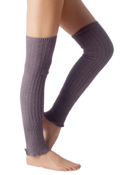 Women's Ballet Dancer Running Aerobics Costume Stretch Leg Warmer