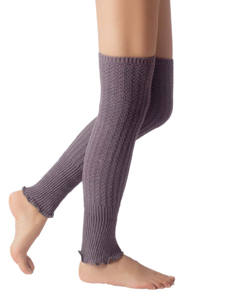 Women's Ballet Dancer Running Aerobics Costume Stretch Leg Warmer