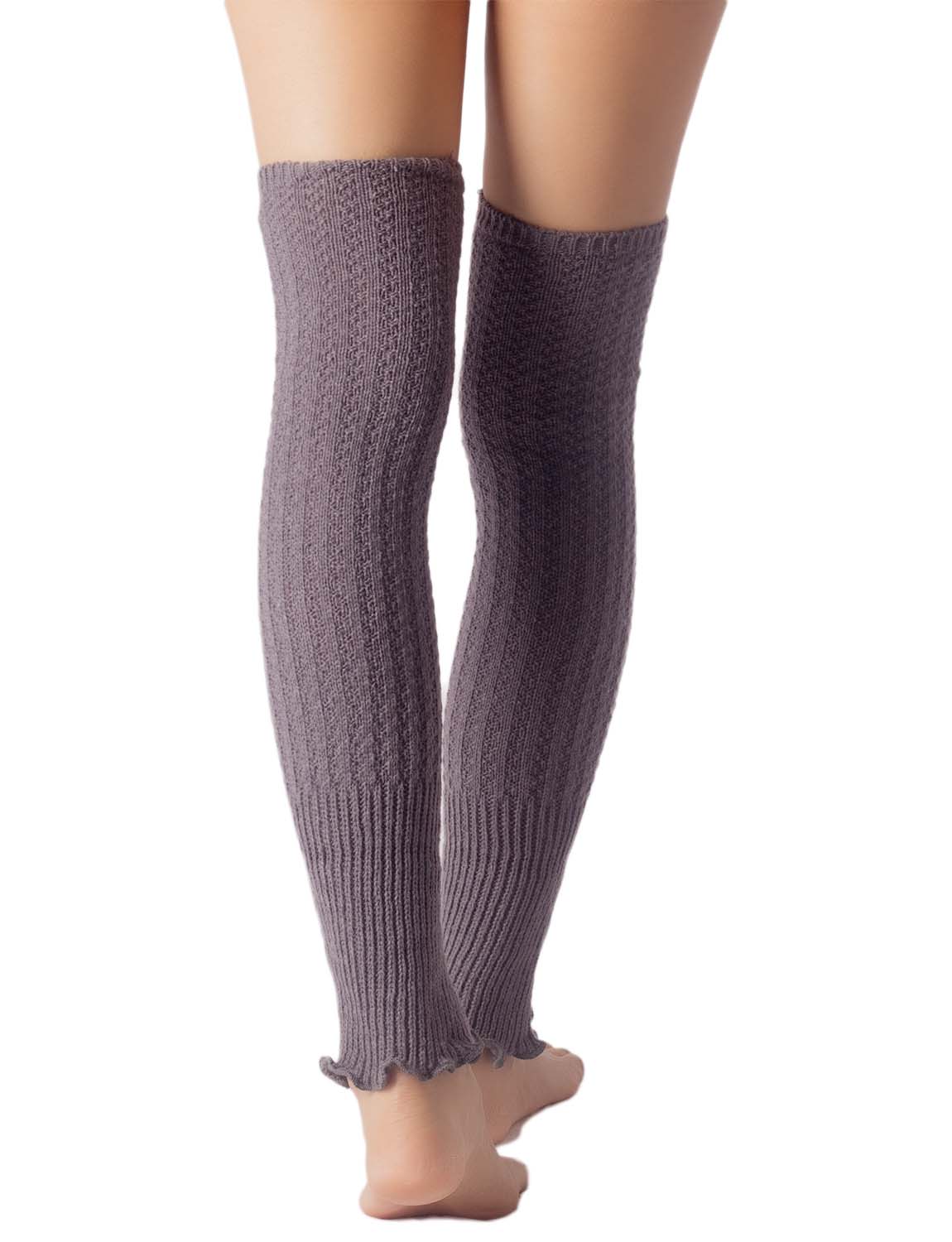 Women's Ballet Dancer Running Aerobics Costume Stretch Leg Warmer