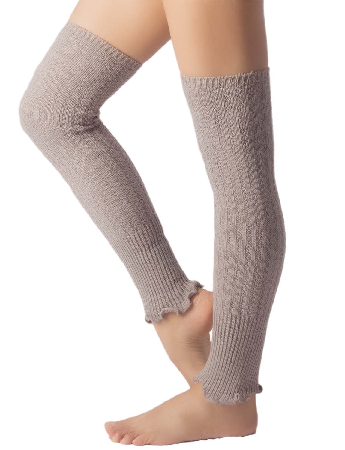 Women's Ballet Dancer Running Aerobics Costume Stretch Leg Warmer