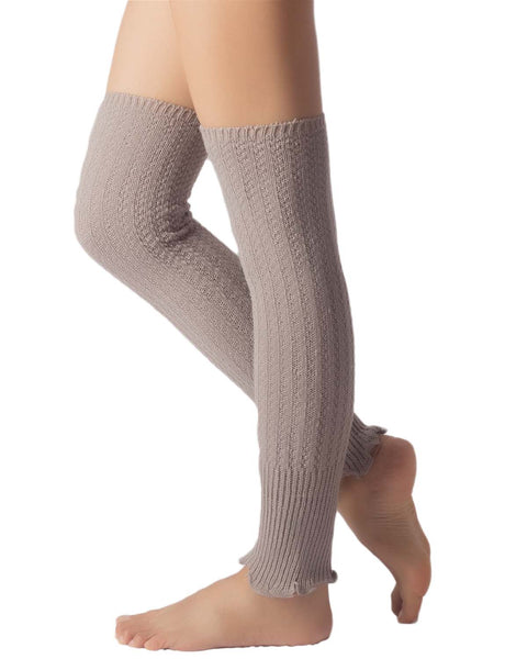 Women's Ballet Dancer Running Aerobics Costume Stretch Leg Warmer