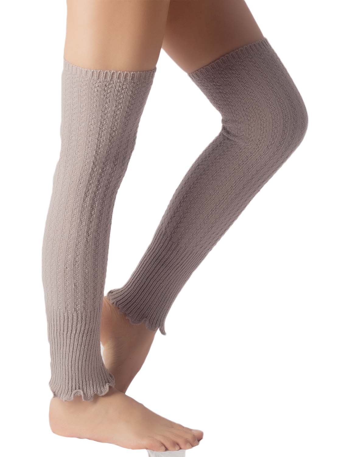 Women's Ballet Dancer Running Aerobics Costume Stretch Leg Warmer