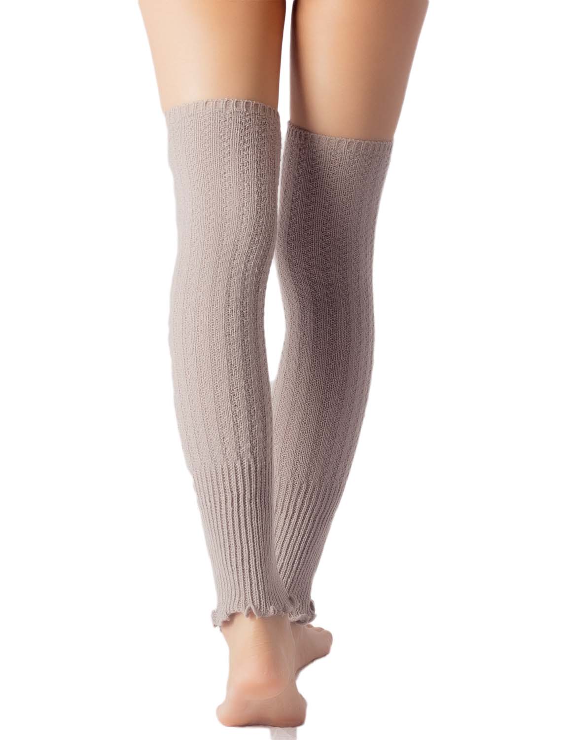 Women's Ballet Dancer Running Aerobics Costume Stretch Leg Warmer