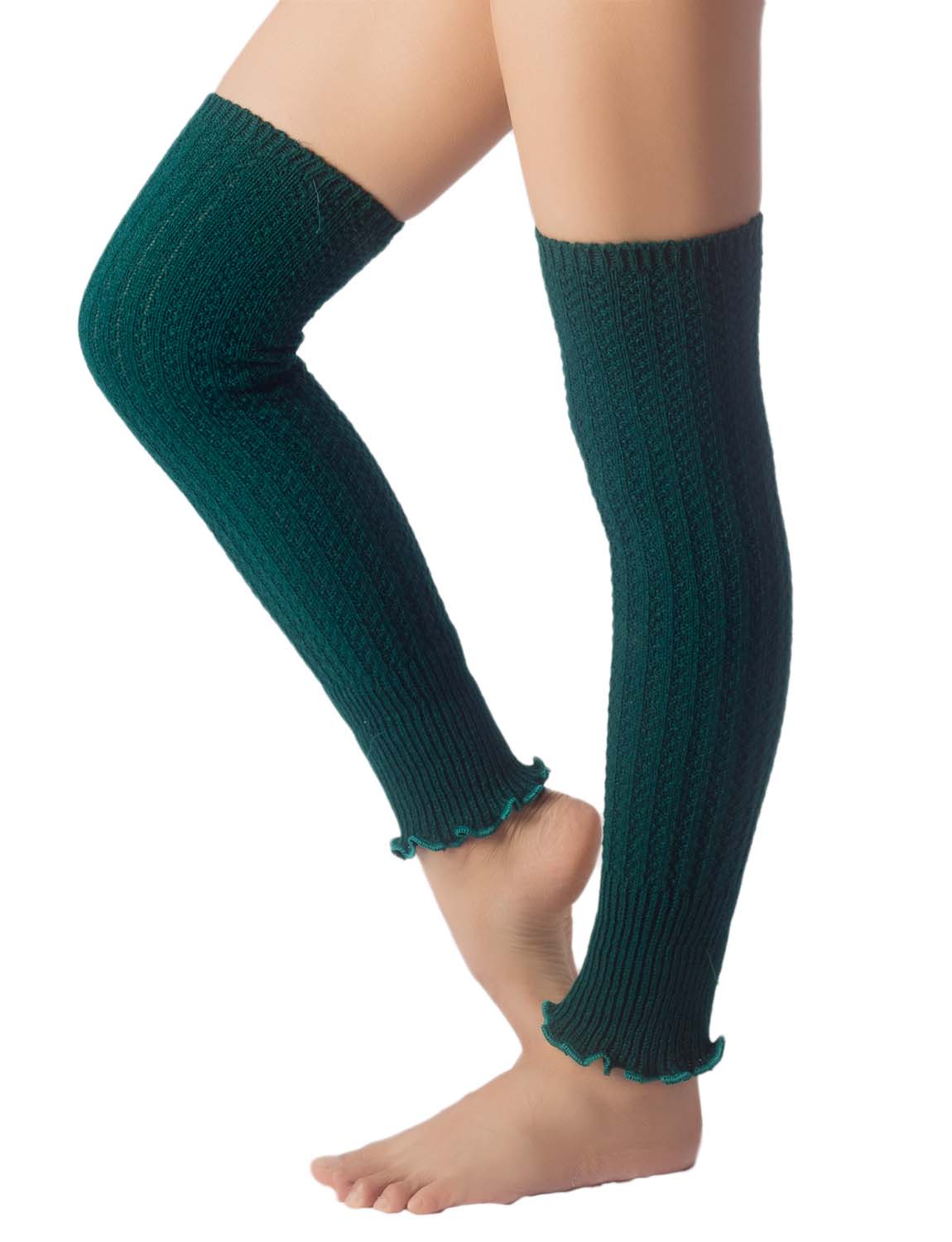 Women's Ballet Dancer Running Aerobics Costume Stretch Leg Warmer