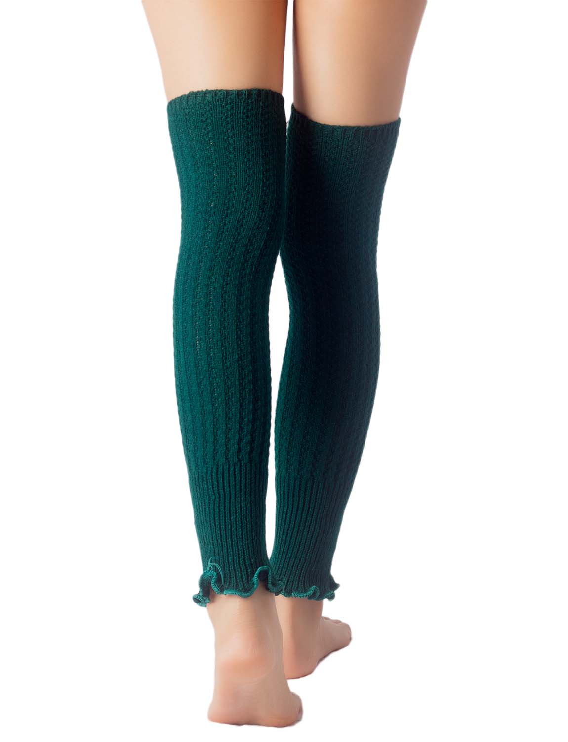 Women's Ballet Dancer Running Aerobics Costume Stretch Leg Warmer