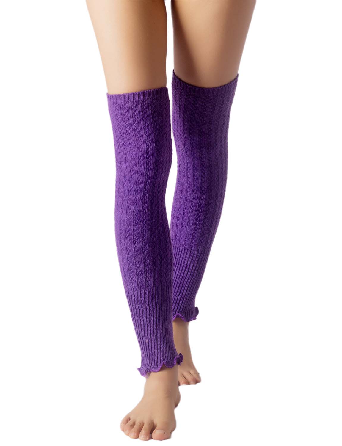 Women's Ballet Dancer Running Aerobics Costume Stretch Leg Warmer