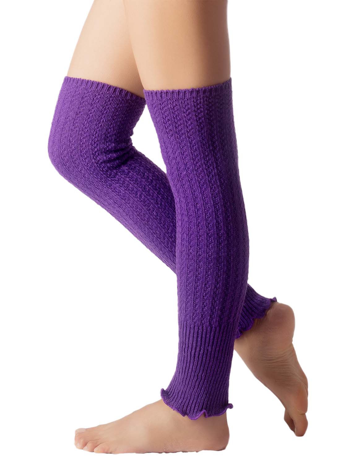 Women's Ballet Dancer Running Aerobics Costume Stretch Leg Warmer