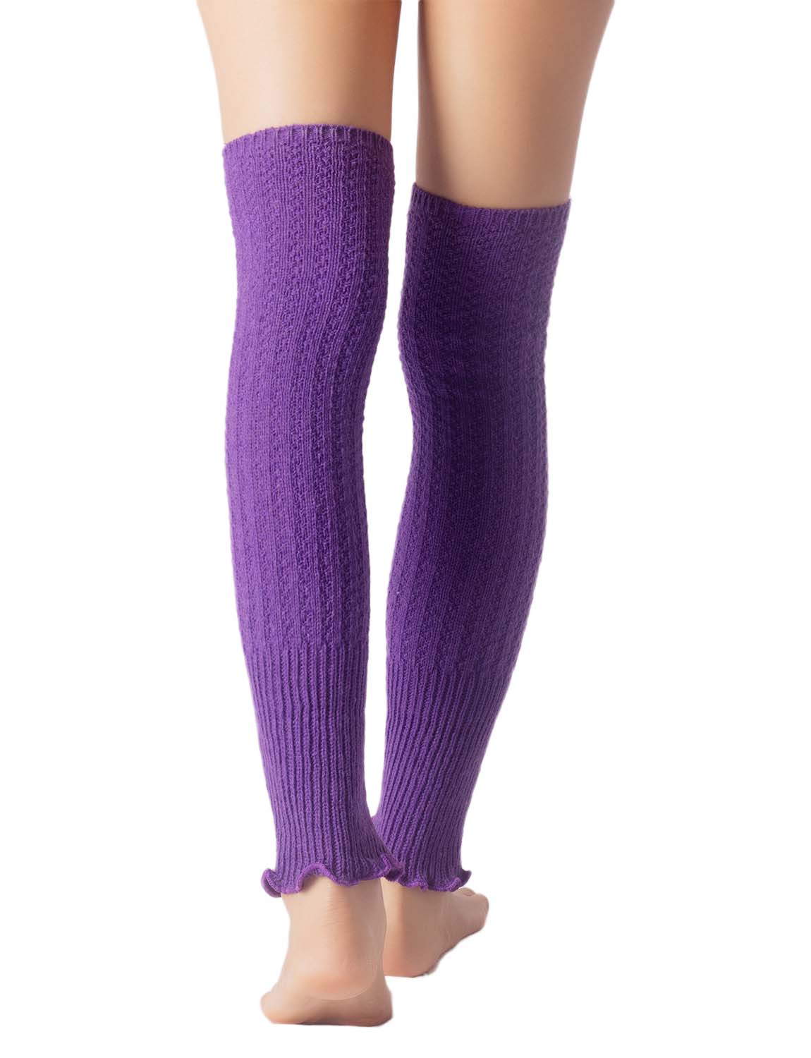 Women's Ballet Dancer Running Aerobics Costume Stretch Leg Warmer