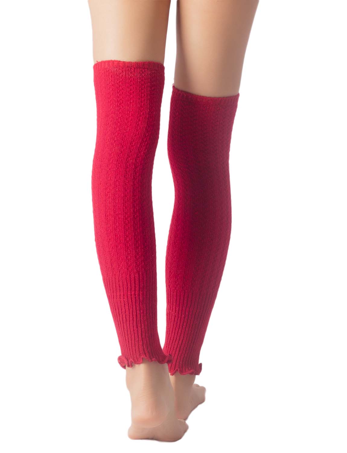 Women's Ballet Dancer Running Aerobics Costume Stretch Leg Warmer
