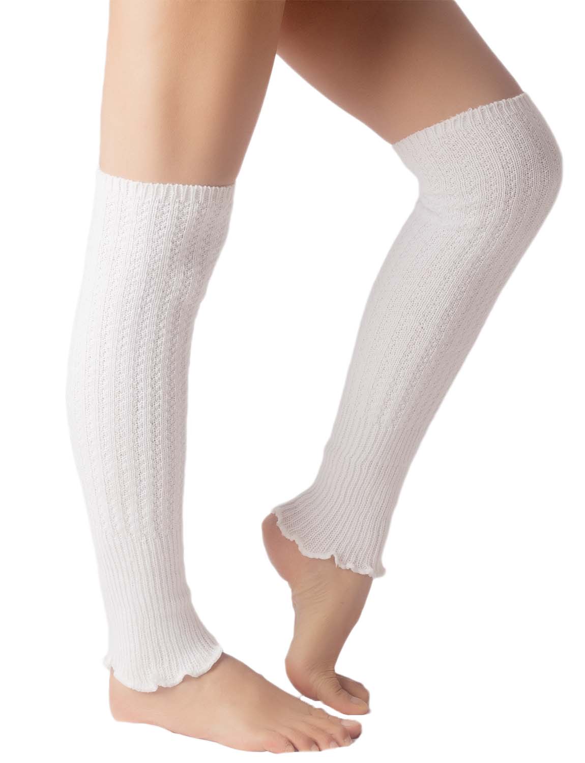 Women's Ballet Dancer Running Aerobics Costume Stretch Leg Warmer