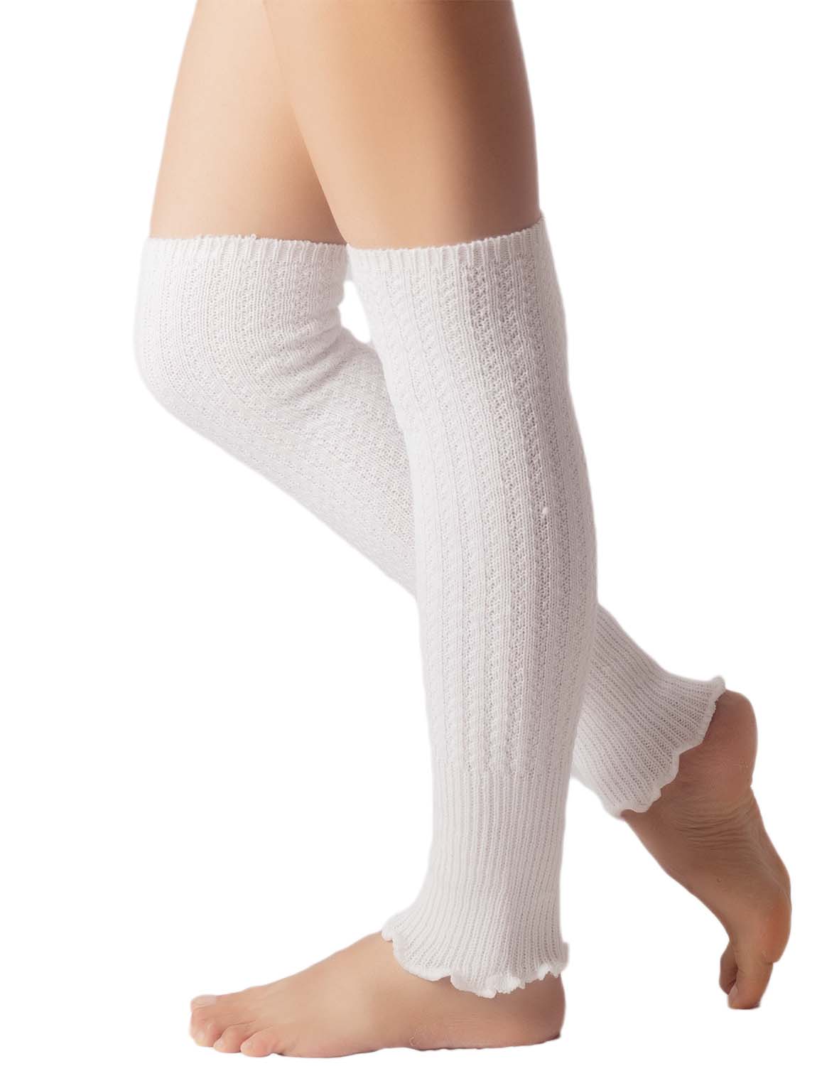 Women's Ballet Dancer Running Aerobics Costume Stretch Leg Warmer