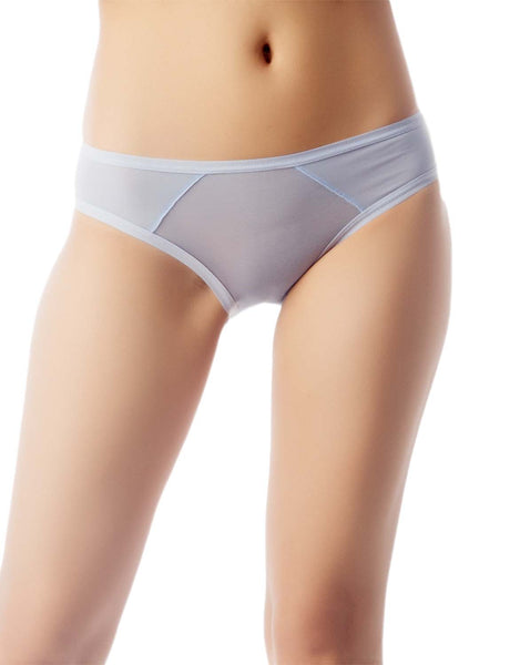 Women's Sheer See Through Underwear Fashionable Mesh Low Rise Brief Panties
