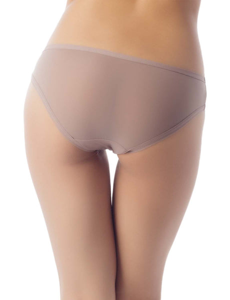Women's Sheer See Through Underwear Fashionable Mesh Low Rise Brief Panties