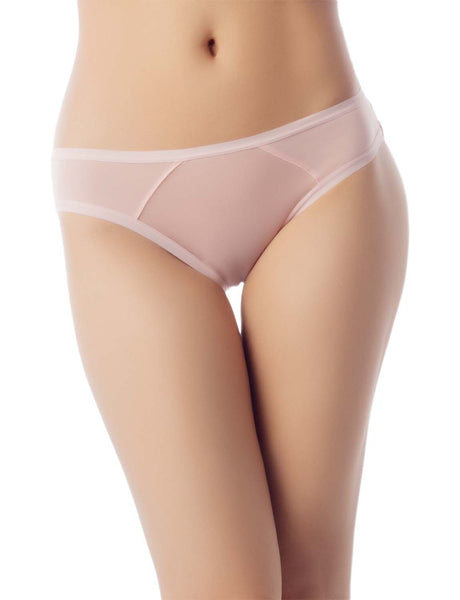 Women's Sheer See Through Underwear Fashionable Mesh Low Rise Brief Panties