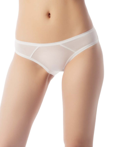 Women's Sheer See Through Underwear Fashionable Mesh Low Rise Brief Panties
