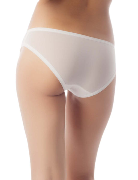 Women's Sheer See Through Underwear Fashionable Mesh Low Rise Brief Panties