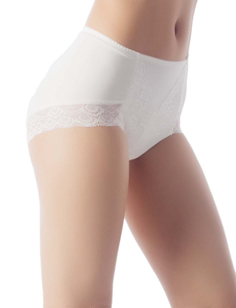 Women's Soft Modals Comfort Lace V Shape High-cut High Waist Hipster Panties