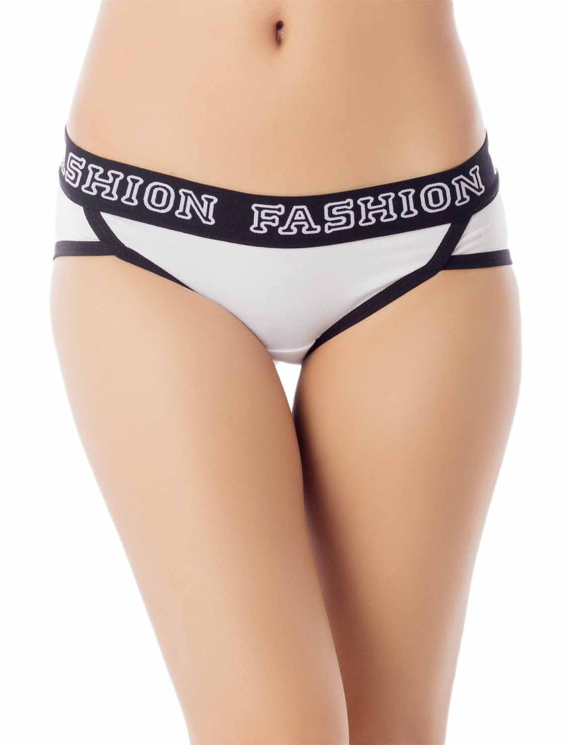Women's Comfort Soft Cotton Sports Fashion Briefs Low Rise Hipster Panties
