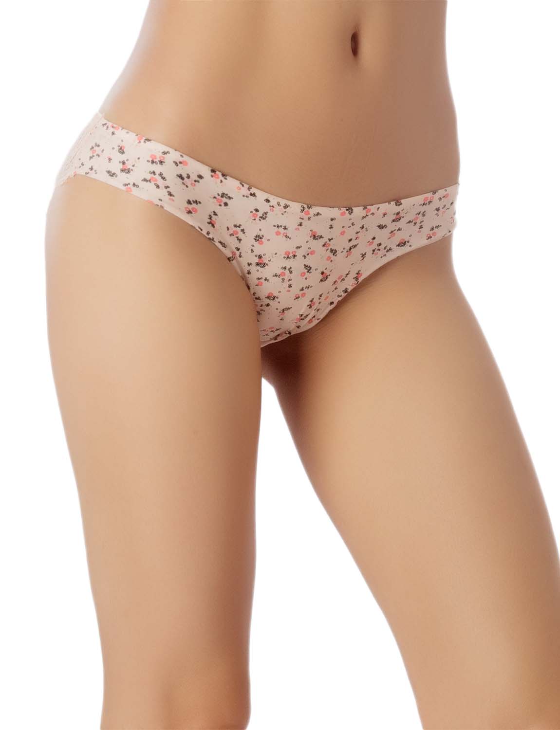 Women's Leopard See Through Crochet Lace Cheetah Low Rise Briefs Panties