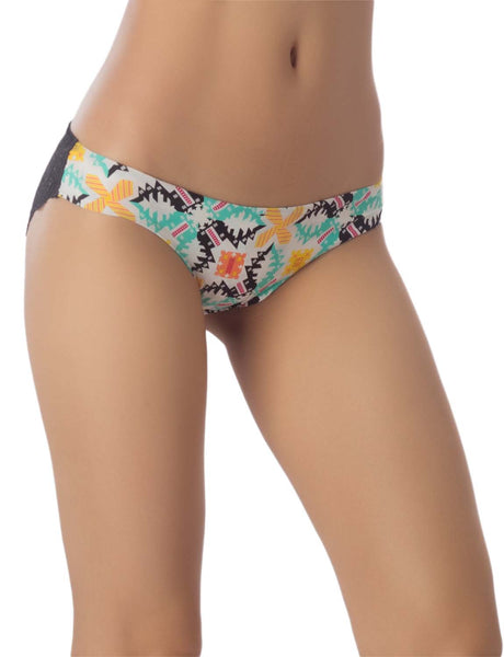 Women's Leopard See Through Crochet Lace Cheetah Low Rise Briefs Panties