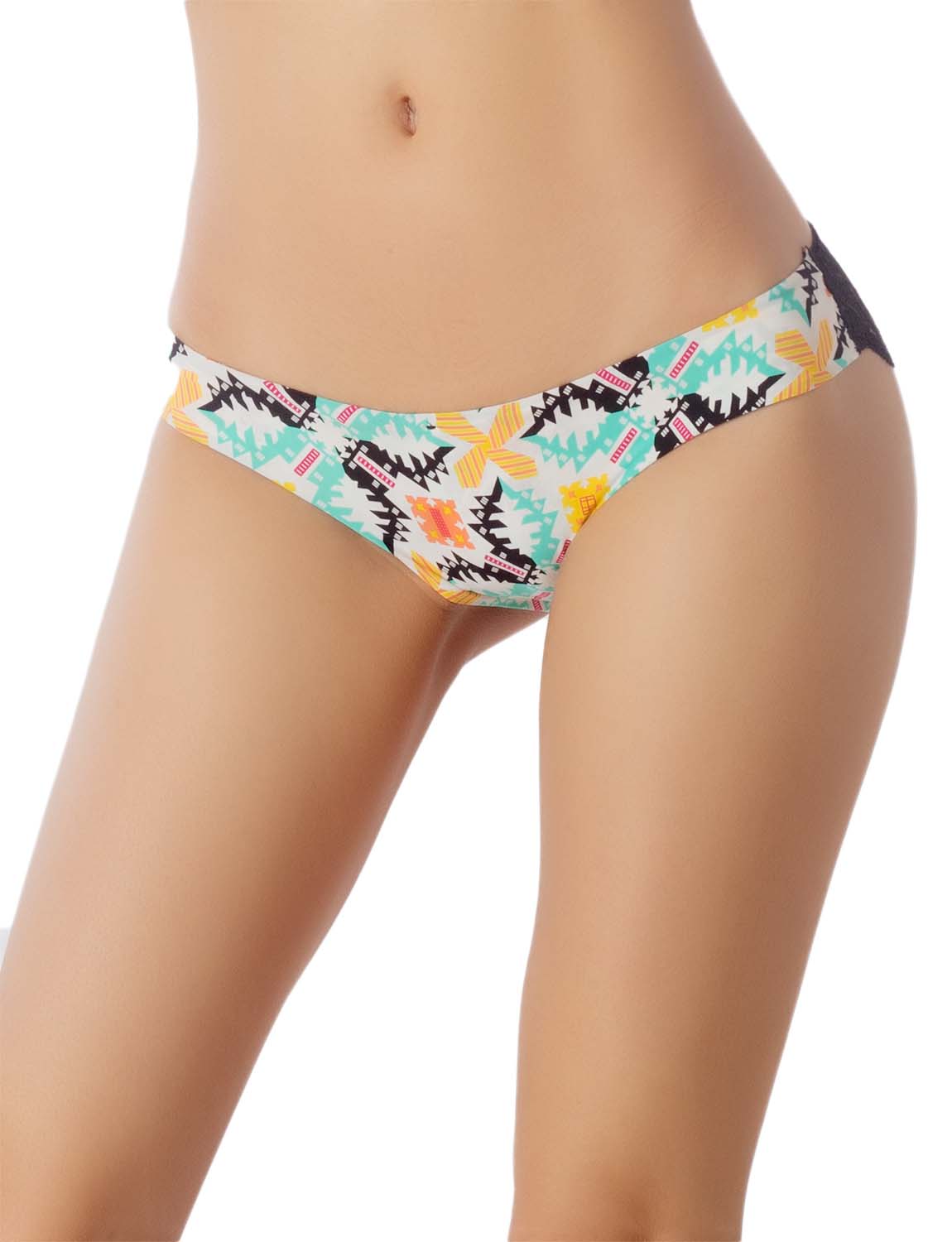 Women's Leopard See Through Crochet Lace Cheetah Low Rise Briefs Panties