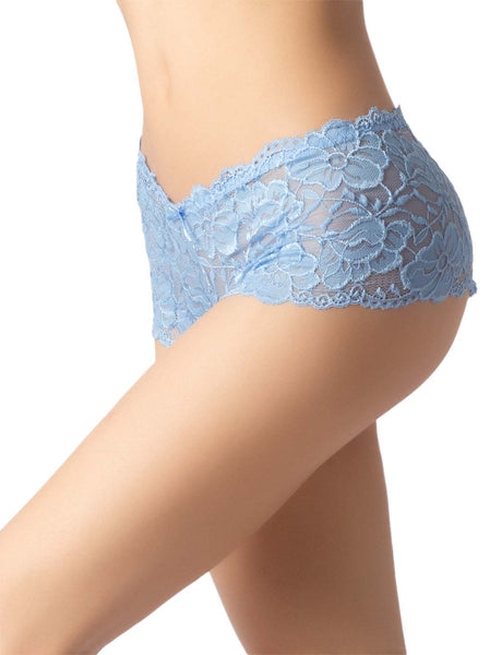 Women's Lace Mesh See-through Breathable Underwear Low Rise Hipster Panties