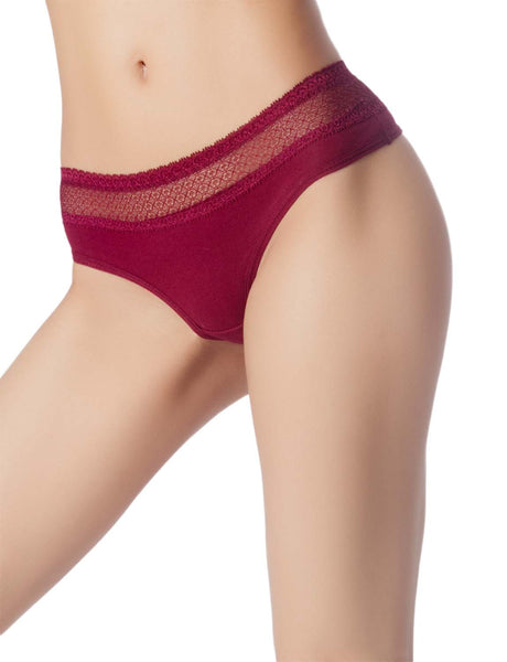 Women's Brazilian Lace Thong Mesh Underwear Tanga Briefs Ladies Underpants