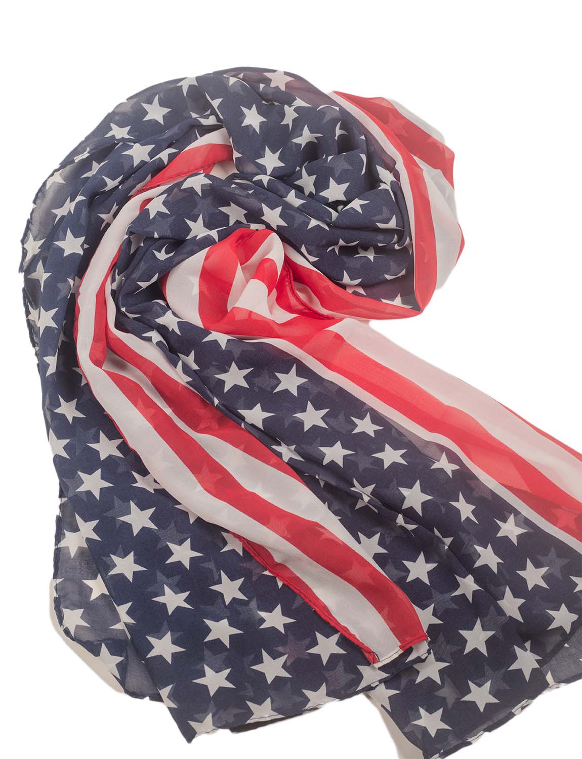 Women's American Flag Prints Large Gorgeous Lightweight Long Fashion Scarf