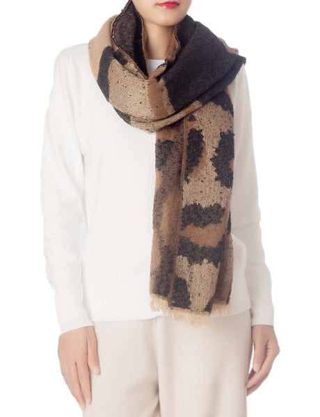 Women's Large Wraps Leopard Prints Scarf