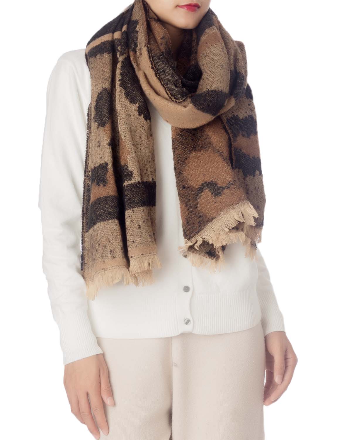 Women's Large Wraps Leopard Prints Scarf