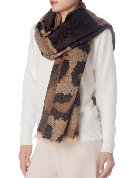 Women's Large Wraps Leopard Prints Scarf