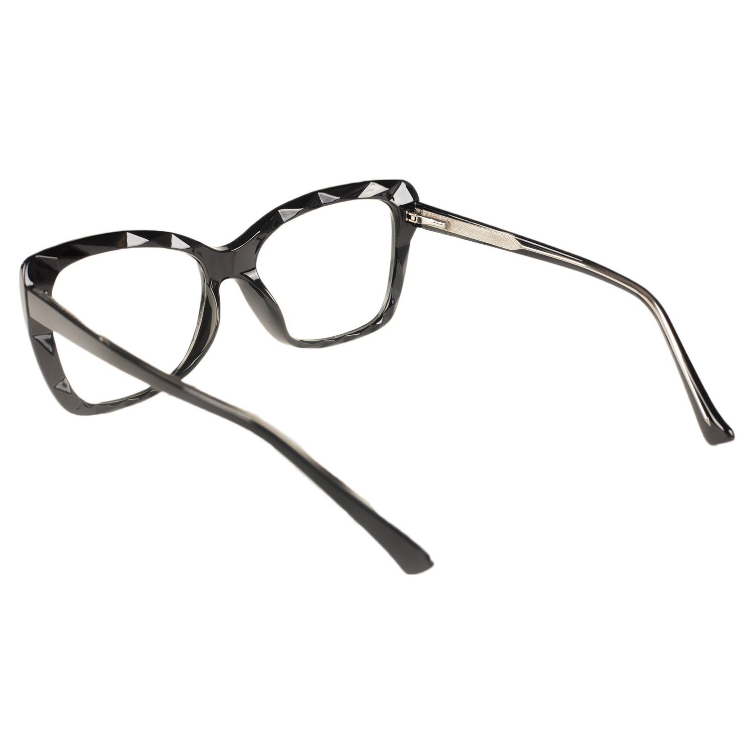 Women's Retro Cat Eye Black Leopard Fashion Clear Lens Classic Eyeglasses