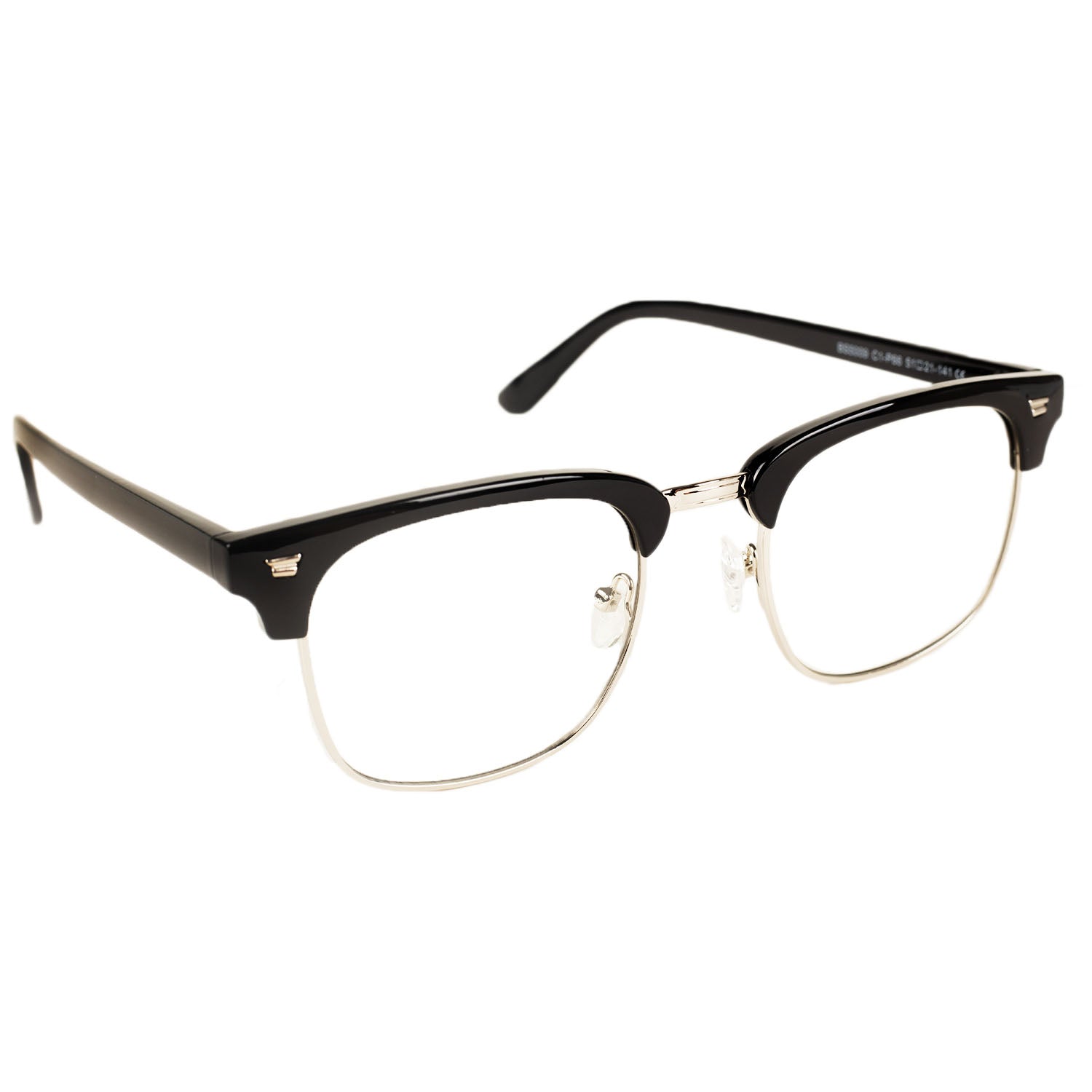 Women's Retro Semi-rimless Classical Fashion Eyewear Clear Lens Eyeglasses