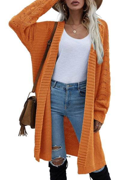 Women's Oversize Cardigan Sweater Loose Casual Long Sleeve Solid Color Top