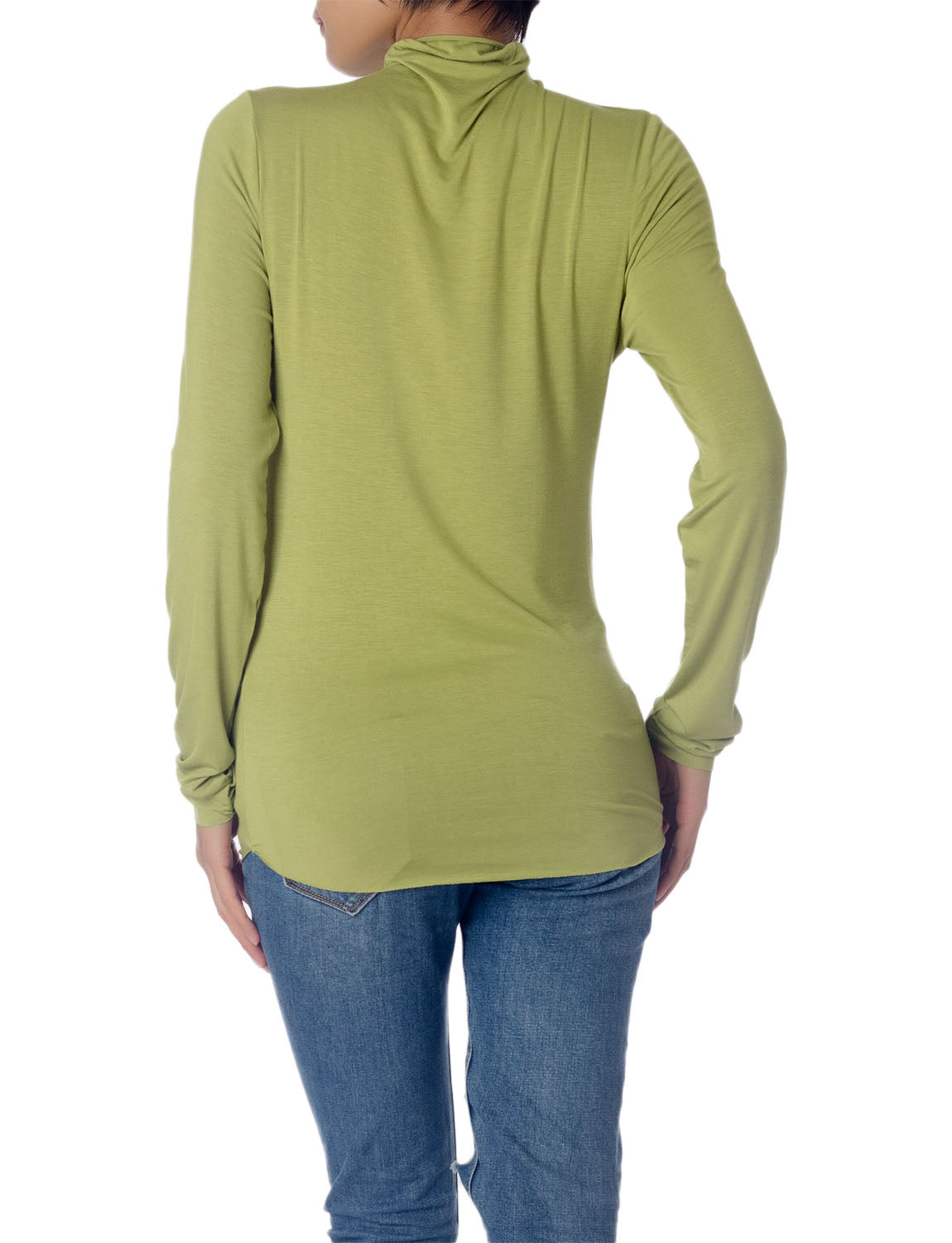 Women's Tops Turtleneck Slim Fit Long Sleeve High Neck Cozy Silky Henley