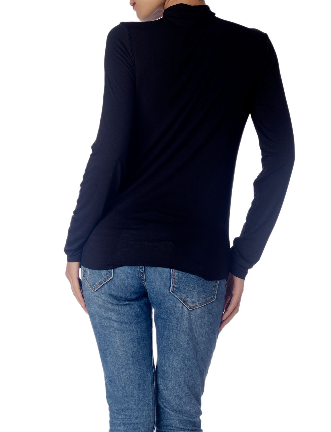 Women's Tops Turtleneck Slim Fit Long Sleeve High Neck Cozy Silky Henley