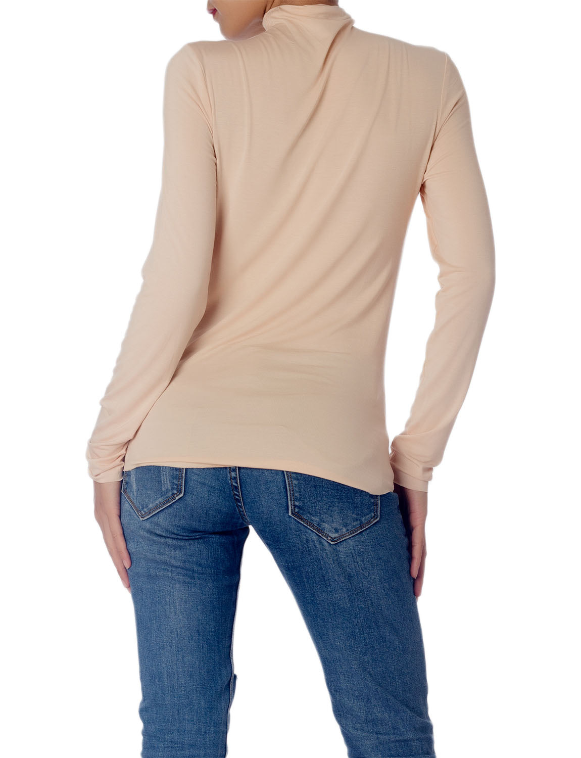 Women's Tops Turtleneck Slim Fit Long Sleeve High Neck Cozy Silky Henley